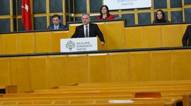 HDP Sözcüsü Boş Sıralara Konuştu