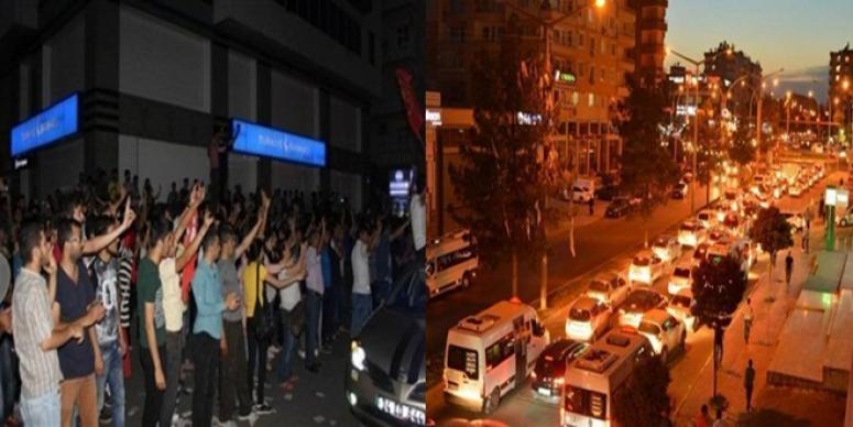 DİYARBAKIR SALDIRILARA KARŞI AYAKTA