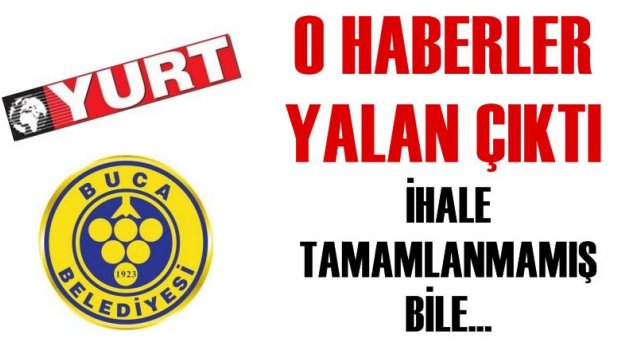 İhale Tamamlanmamış Bile…
