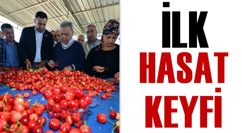 İlk hasat keyfi