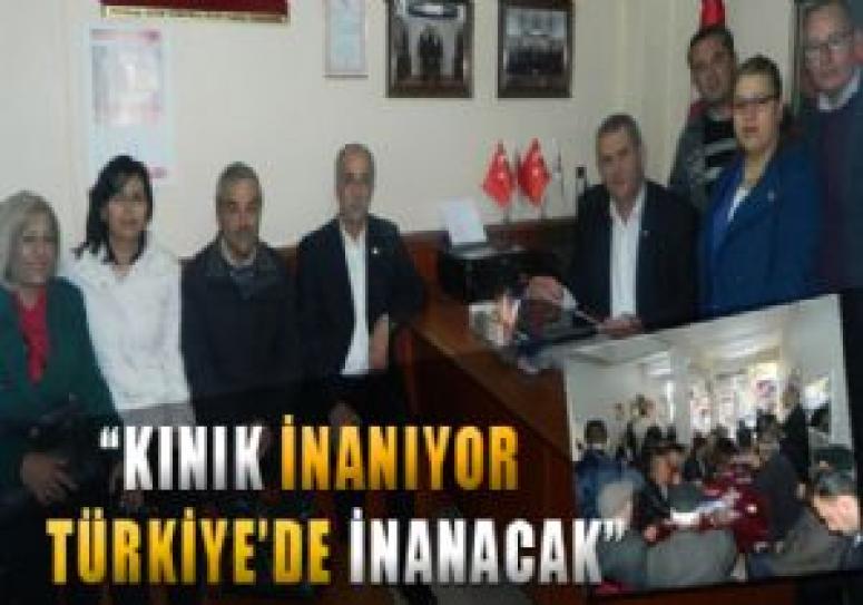 KINIK İNANIYOR,TÜRKİYE'DE İNANACAK...