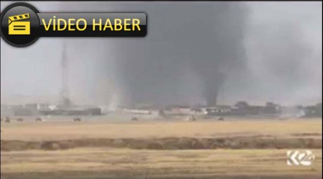 IŞİD'in, Irak Ordu Tanklarına İntihar Saldırısı Anı