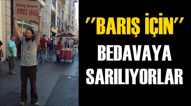 İzmir'de ''barış için'' bedavaya sarılma etkinliği