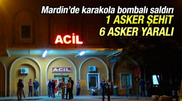 Jandarma karakoluna bomba yüklü araçla saldırı