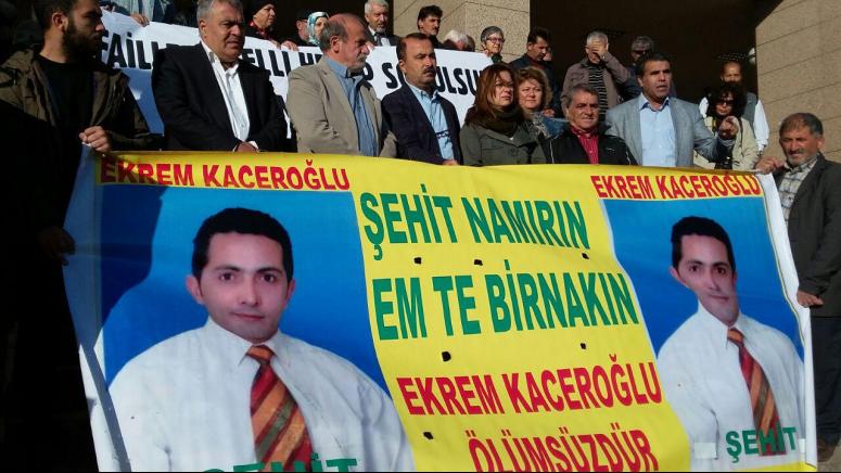 EKREM KAÇEROĞLU DAVASI’NA DEVAM EDİLDİ