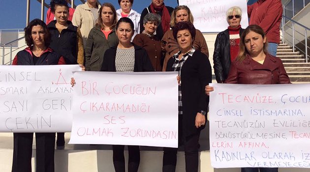 Kadınlardan “Tecavüzcüleri Korumayın” Eylemi