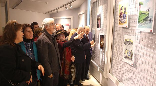 Karikatürle İnsan Hakları Sergisi Bornova’da