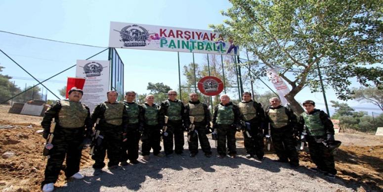KARŞIYAKA’DA PAINTBALL HEYECANI BAŞLADI