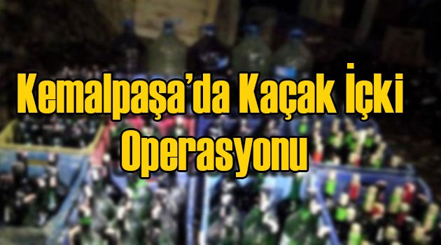 Kemalpaşa'da Sahte Şarap Operasyonu