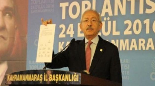 Kılıçdaroğlu Belgeyi Gösterdi: FETÖ'nün Miladını Buradan Kabul Edin
