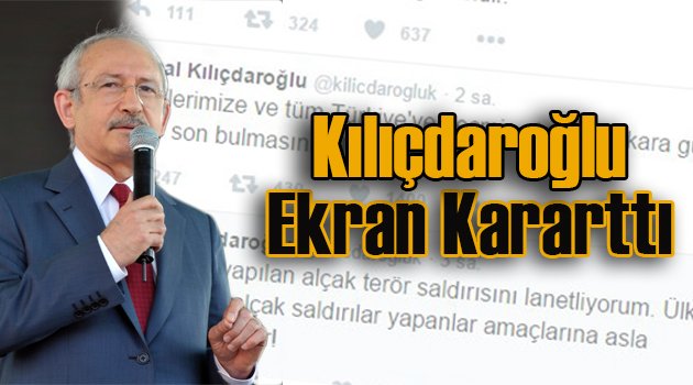 Kılıçdaroğlu Ekran Kararttı!