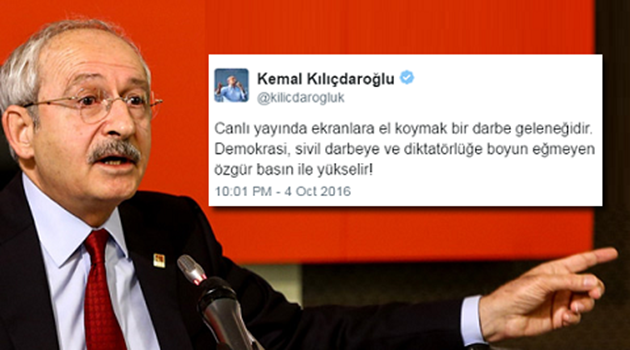 Kılıçdaroğlu'ndan Medyaya Kapatma Tepkisi