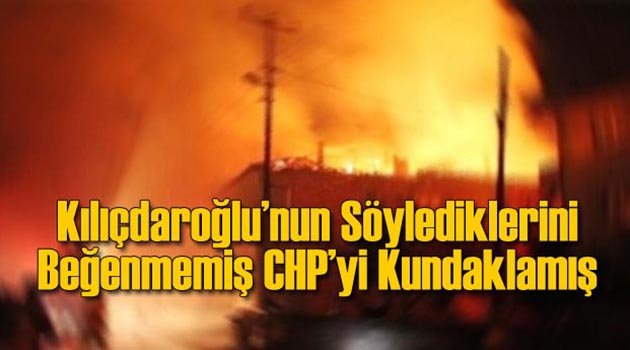 Kılıçdaroğlu'nun Söylediklerini Beğenmemiş
