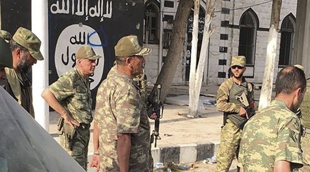 Korgeneral İsmail Metin de Suriye'de