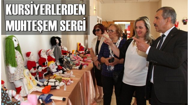 Kursiyerlerden muhteşem sergi