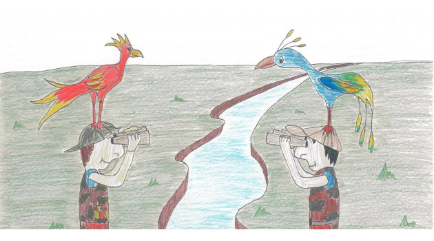 Kuş Cenneti için çizdiler