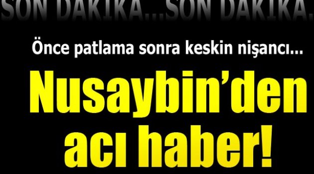Mardin'den acı haber, 2 şehit var