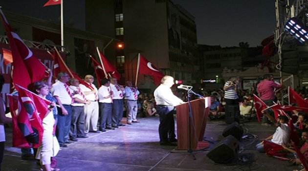 Menemen’de Ortak Cumhuriyet ve Demokrasi Mitingi