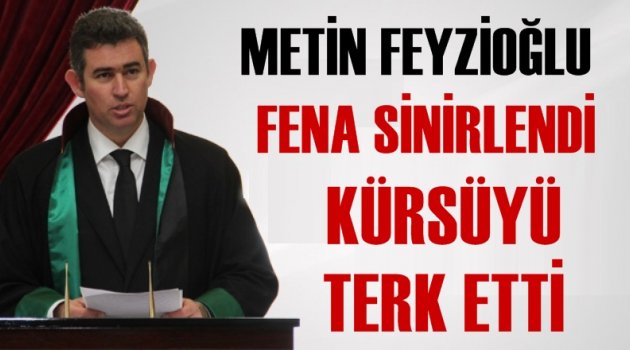 Metin Feyzioğlu sinirlenip kürsüyü terk etti!
