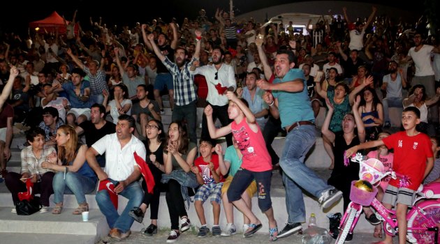 Milli heyecan Bornova’da bir başka güzel