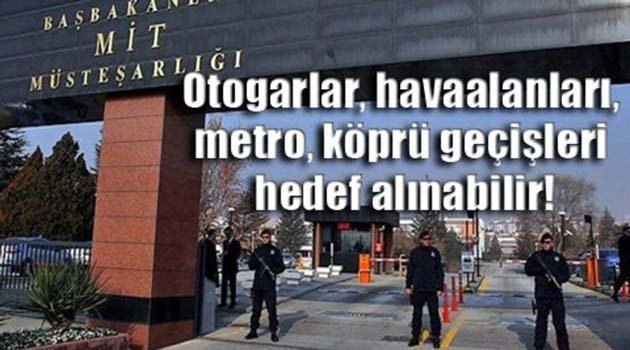 MİT'ten 5 Kent İçin IŞİD Uyarısı