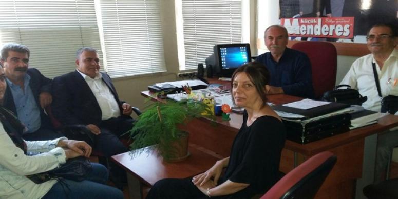 ÖDEMİŞ, HDP’Lİ VEKİL DOĞAN’I AĞIRLADI