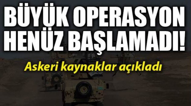 Musul'da operasyon devam ediyor