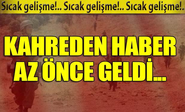Nusaybin'de 1 asker şehit oldu
