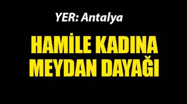 Pazarcılar hamile öğretmeni tartakladı