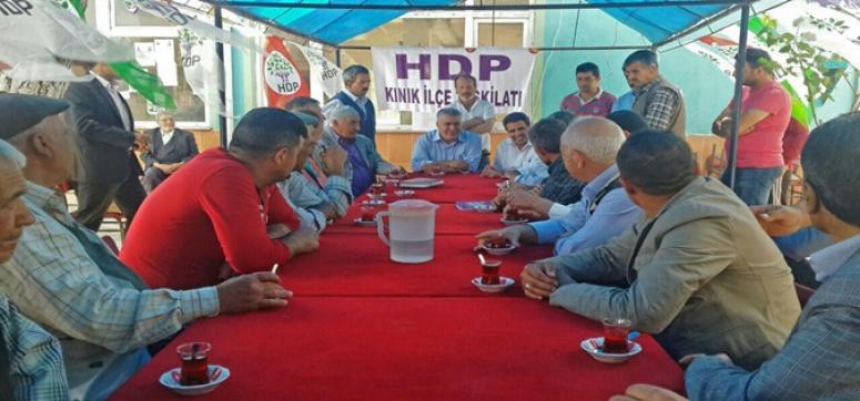 HDP MİLLETVEKİLİ ADAYLARI, ALİAĞA VE KINIK KÖYLERİNDE