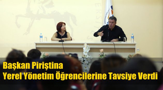 Piriştina’dan yerel yönetim öğrencilerine tavsiyeler