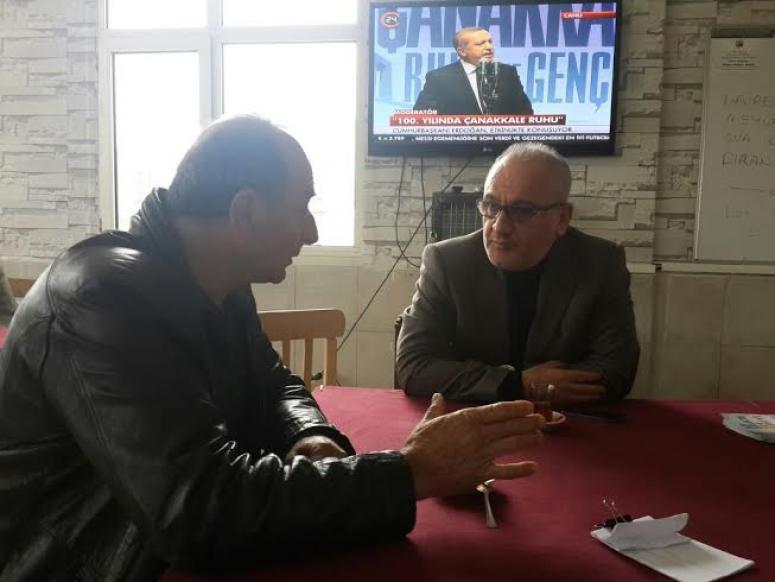RAHMİ GENÇ ESNAFIN SORUNLARINI DİNLEDİ