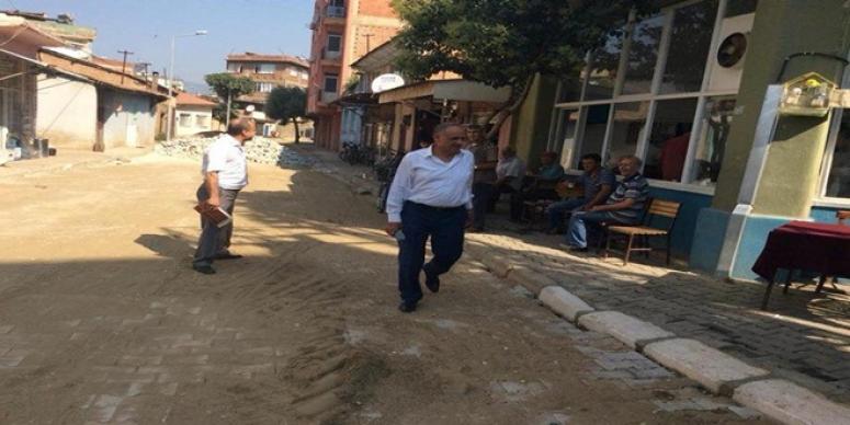 SAMSUN VE ÜZÜMLÜ CADDELERİNE KİLİT TAŞ DÖŞENİYOR