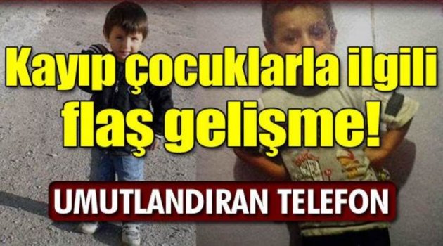 Reşadiye'de kaybolan çocuklarla ilgili flaş gelişme!
