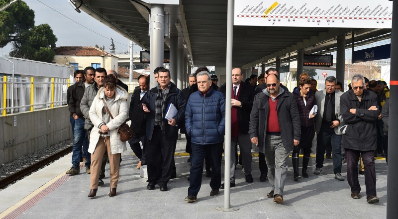 BAŞKAN KOCAOĞLU'NUN İZBAN MESAİSİ