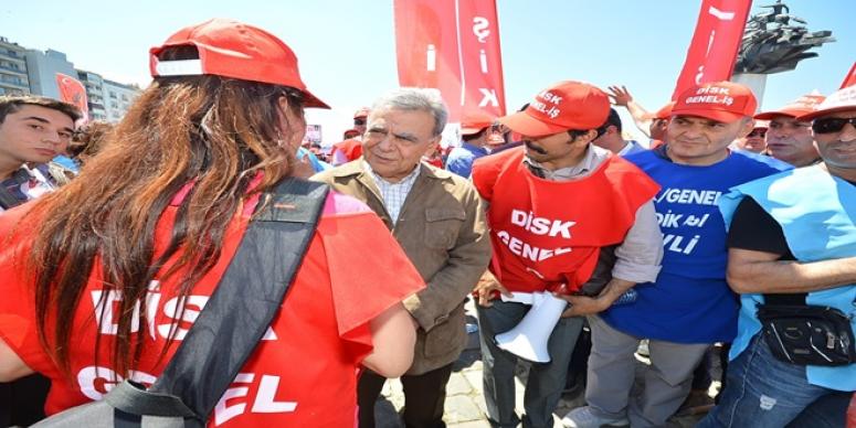 BAŞKAN KOCAOĞLU EMEKÇİLERLE