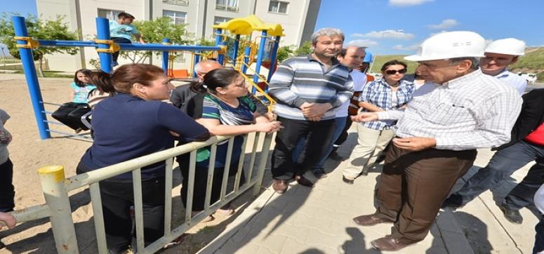 EVKA-5 TOKİ KONUTLARINA  BÜYÜKŞEHİR’DEN “ACİL” MÜDAHALE