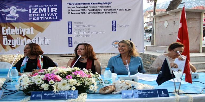 ÜÇ KADIN YAZAR KARABURUN’DA BULUŞTU