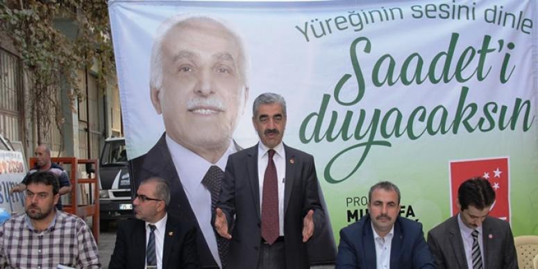 SAADET PARTİSİ ESNAFA FAİZSİZ KREDİ VERECEK