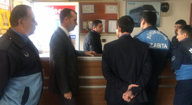 SALİHLİ TERMİNALİ'NE DENETİM