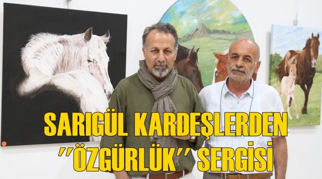 Sanatçı kardeşlerden özgürlük sergisi