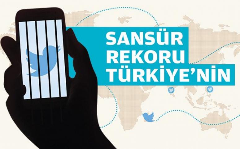 HER 4 TWİTTER SANSÜR TALEBİNDEN 3'Ü TÜRKİYE'DEN!