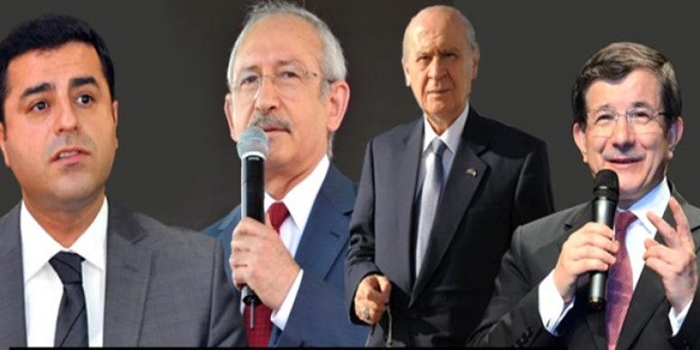 SON SEÇİM ANKETİNDE CHP YÜZDE 25’İN HDP BARAJIN ALTINDA