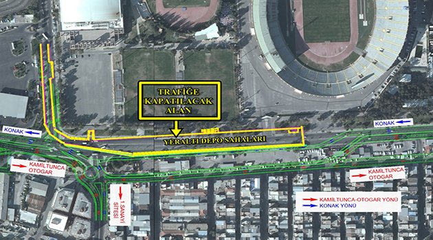Şehitler Caddesi Trafik Akışında Değişiklik