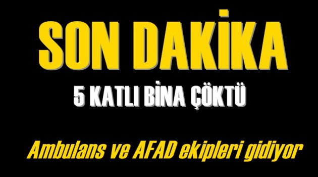 Son dakika! Çanakkale'de 5 katlı bina çöktü