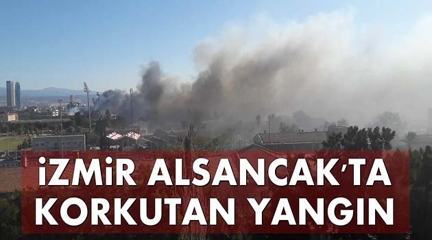 Son Dakika! İzmir Limanı'nın Arkasında Yangın Çıktı