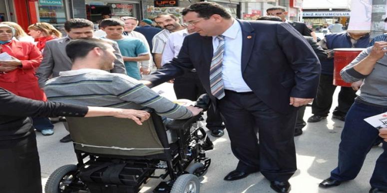 ENGELLİLERE BİRİNCİ SINIF İLGİ