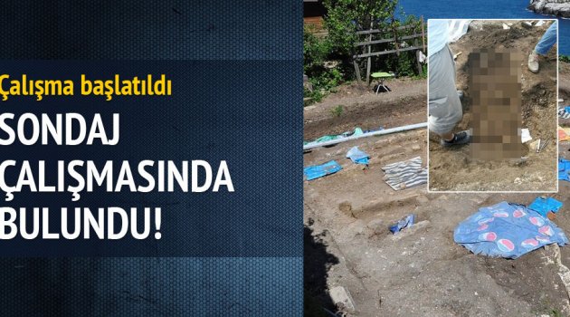 Tarihi kazı alanında insan iskeletleri bulundu