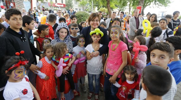 Tarihi semtte 23 Nisan coşkusu