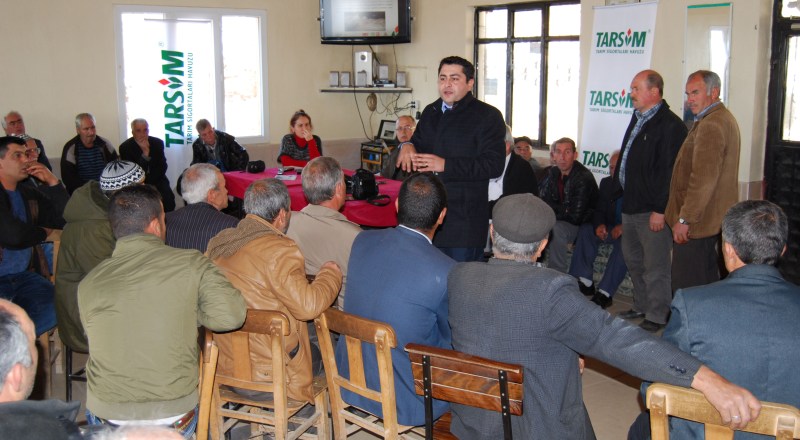 İL MÜDÜRLÜĞÜ ''TARSİM'' EĞİTİMLERİNE HIZ VERDİ